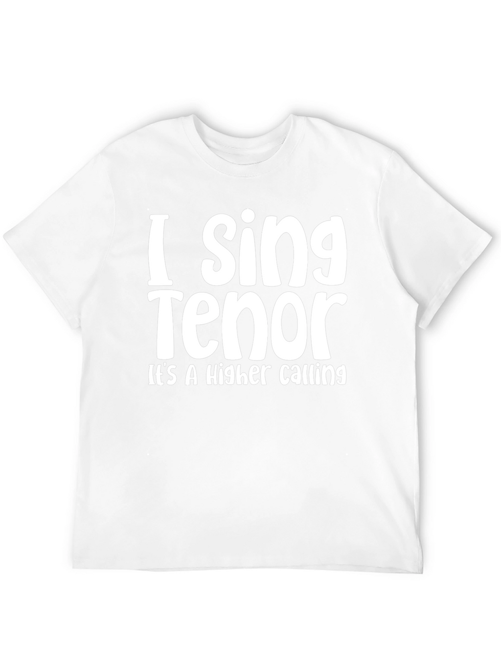 I Sing Tenor - Mens Black T-Shirt