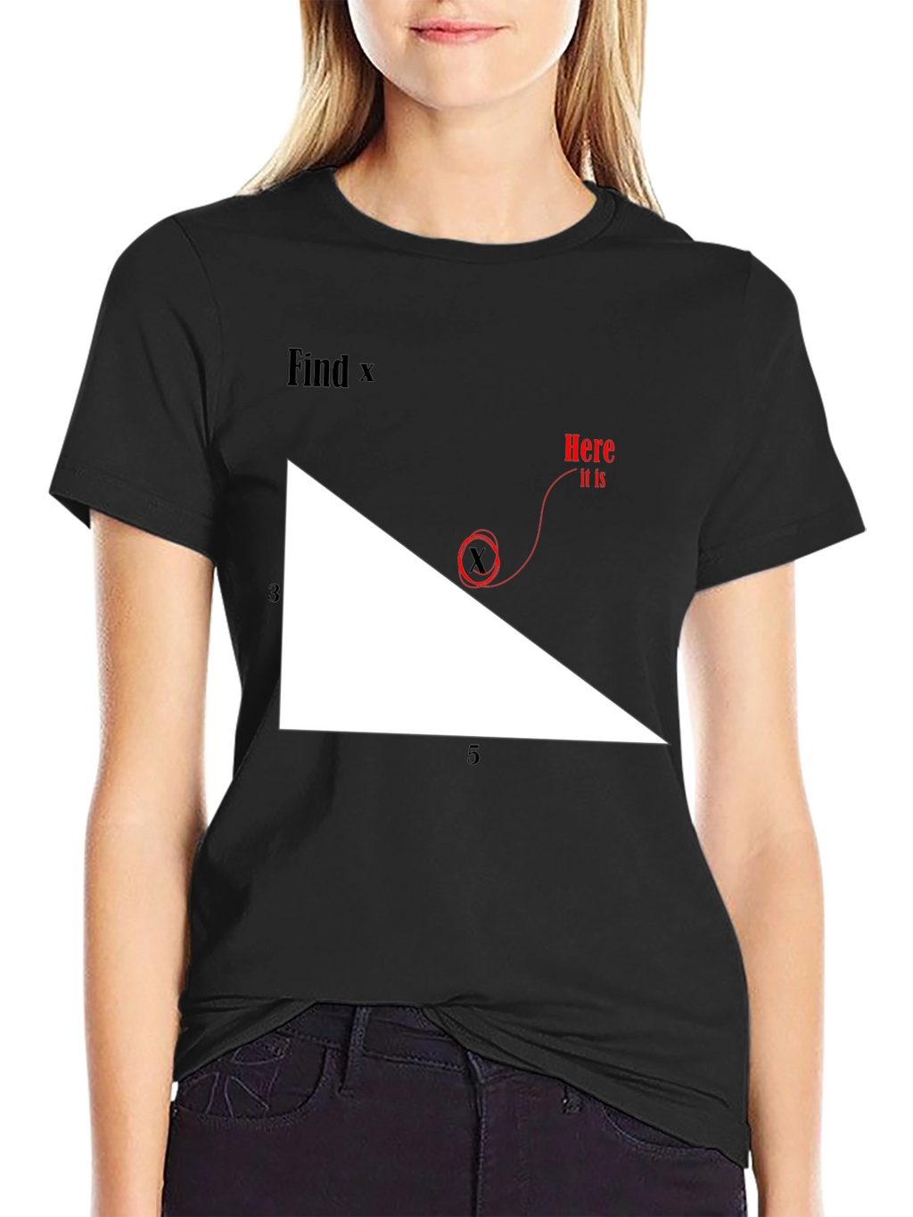 Find X Graphic Tee - Math Humor T-Shirt