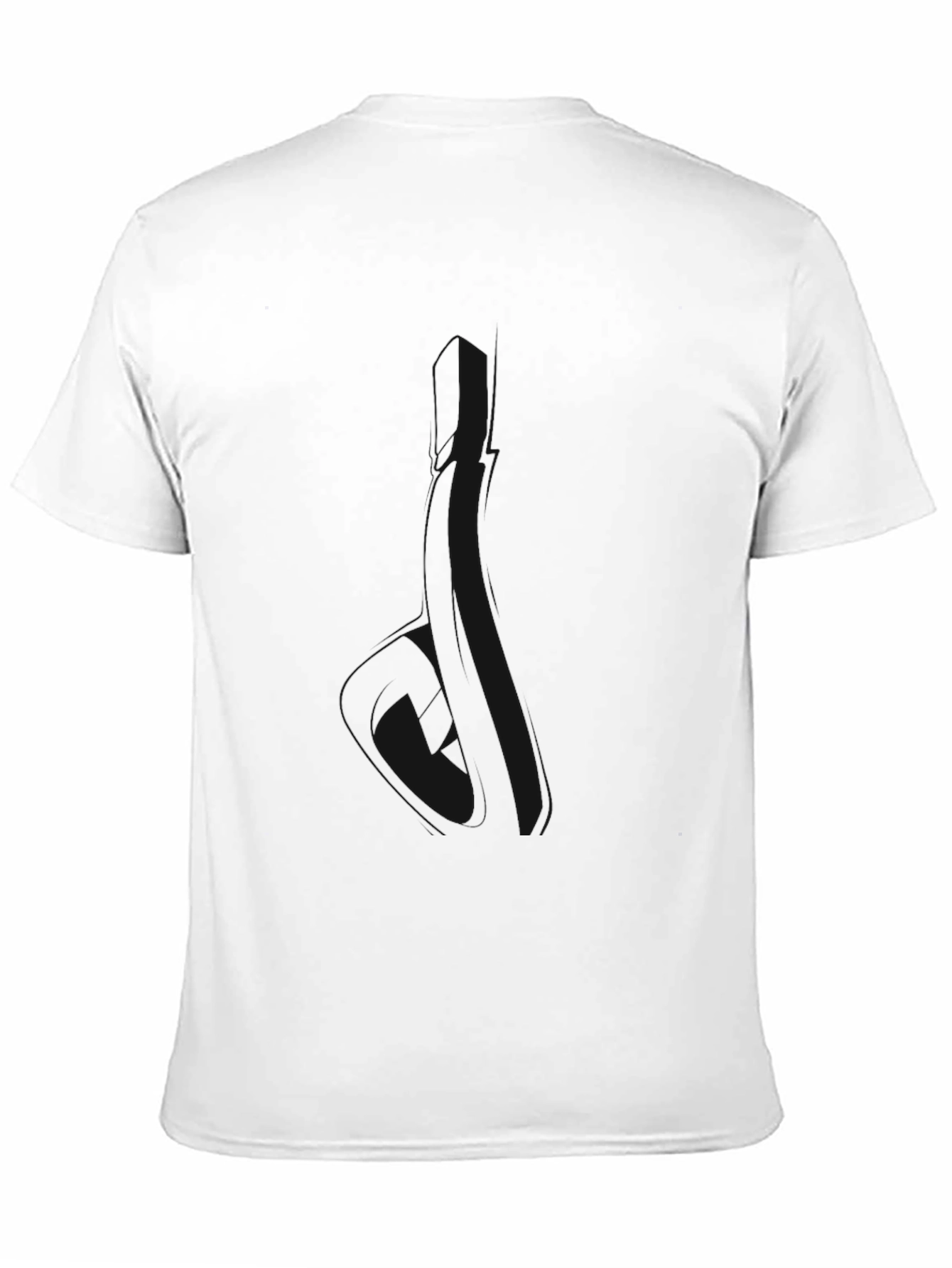 Mens Classic Black Crew Neck T-Shirt