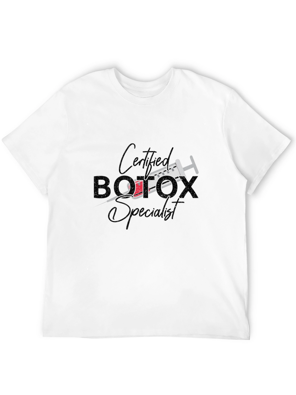 Certified Botox Specialist Black Graphic Tee