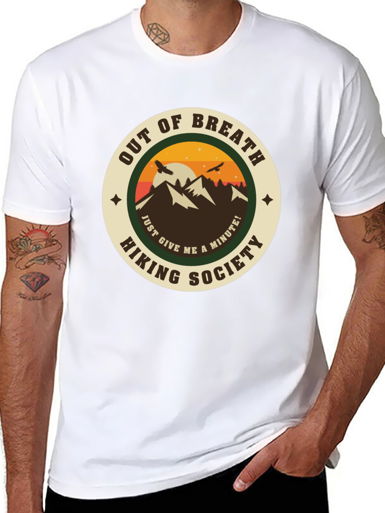 Out of Breath Hiking Society T-Shirt
