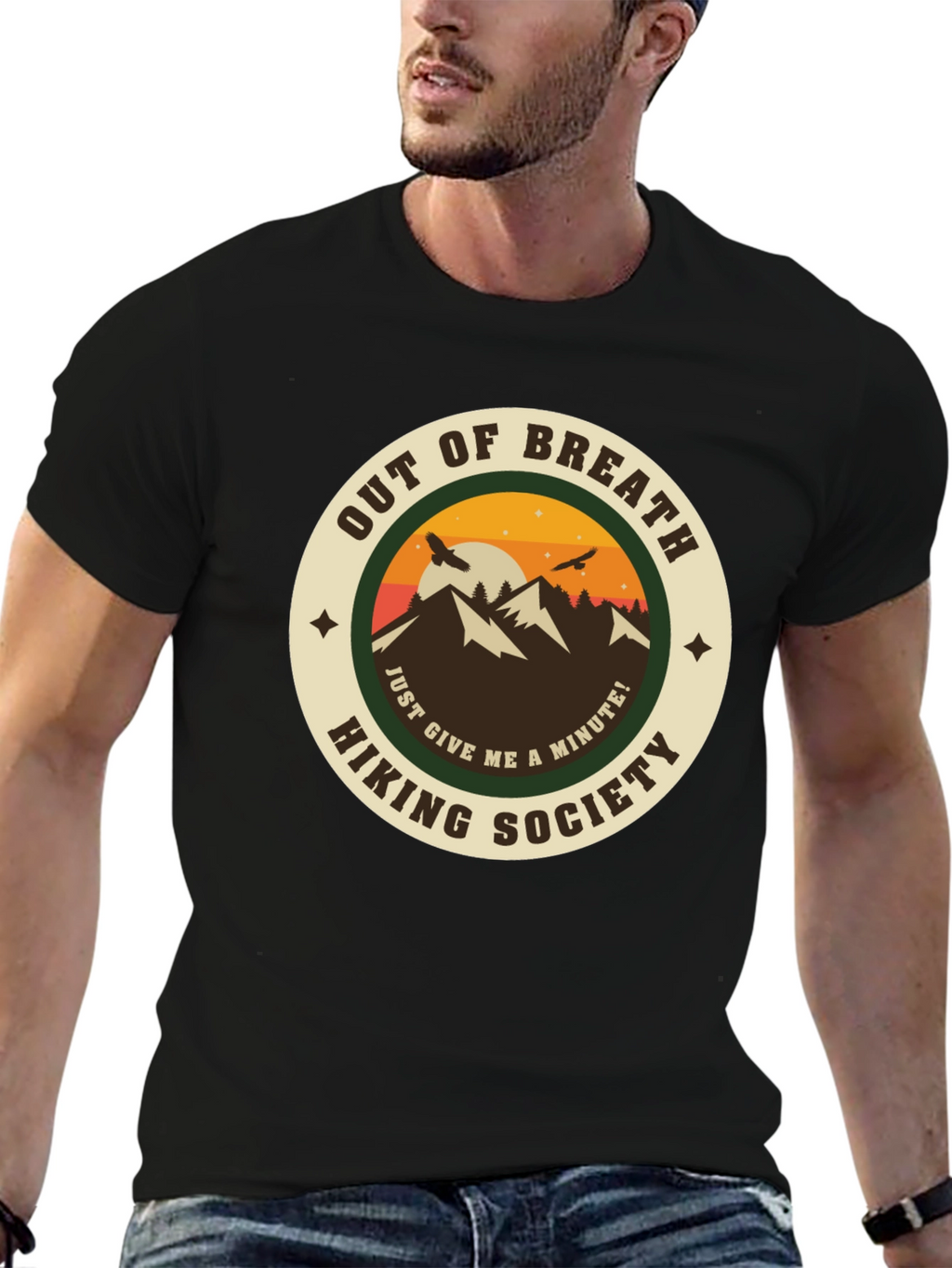 Out of Breath Hiking Society T-Shirt