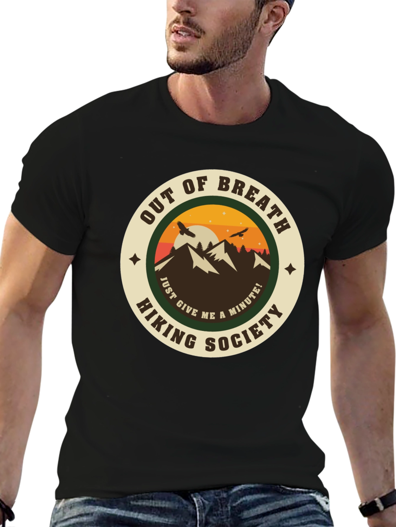 Out of Breath Hiking Society T-Shirt