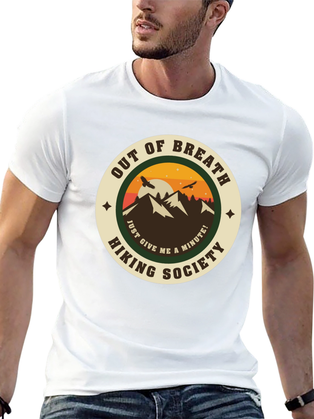 Out of Breath Hiking Society T-Shirt