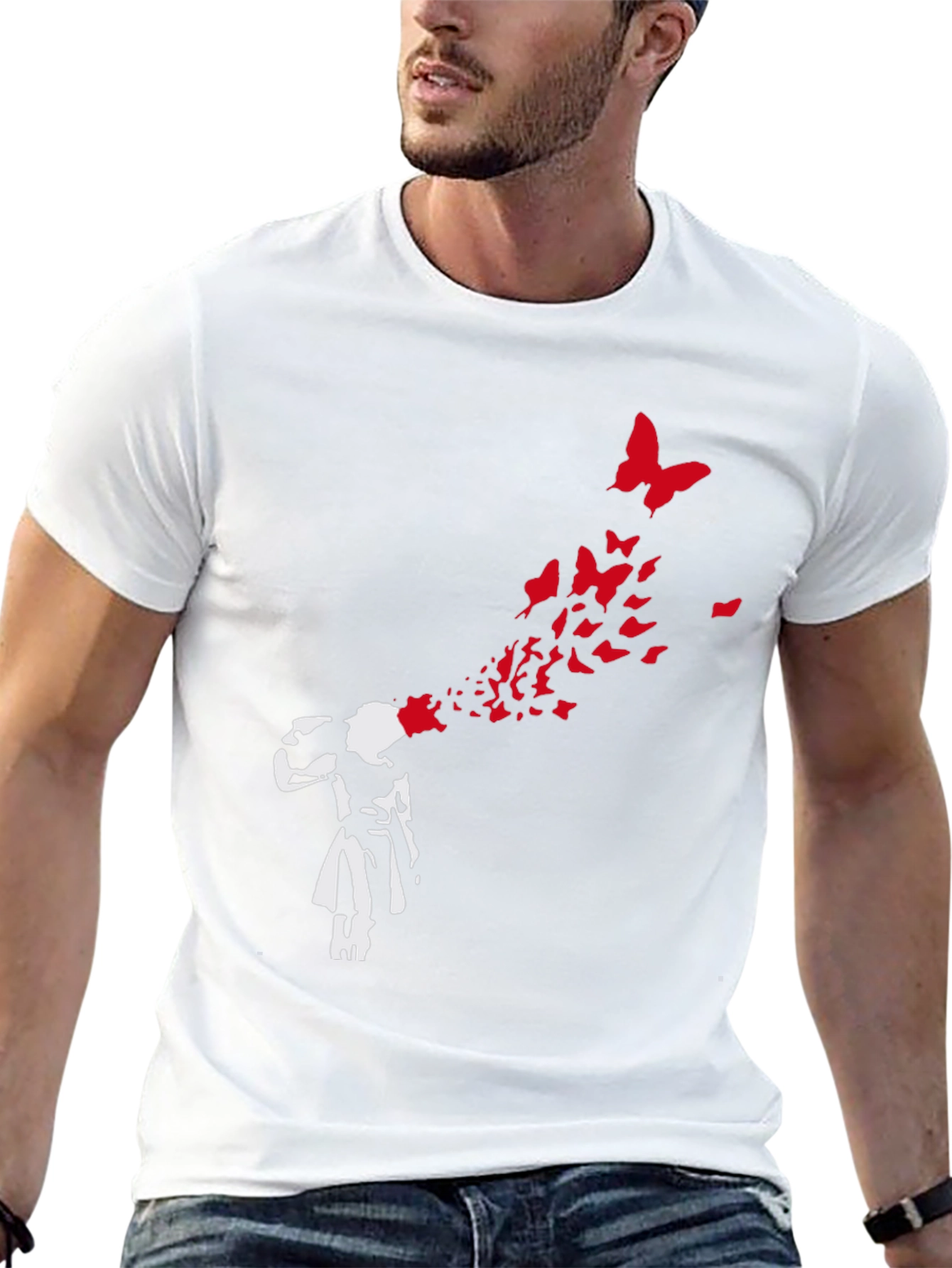 Banksy Butterfly Girl T-Shirt