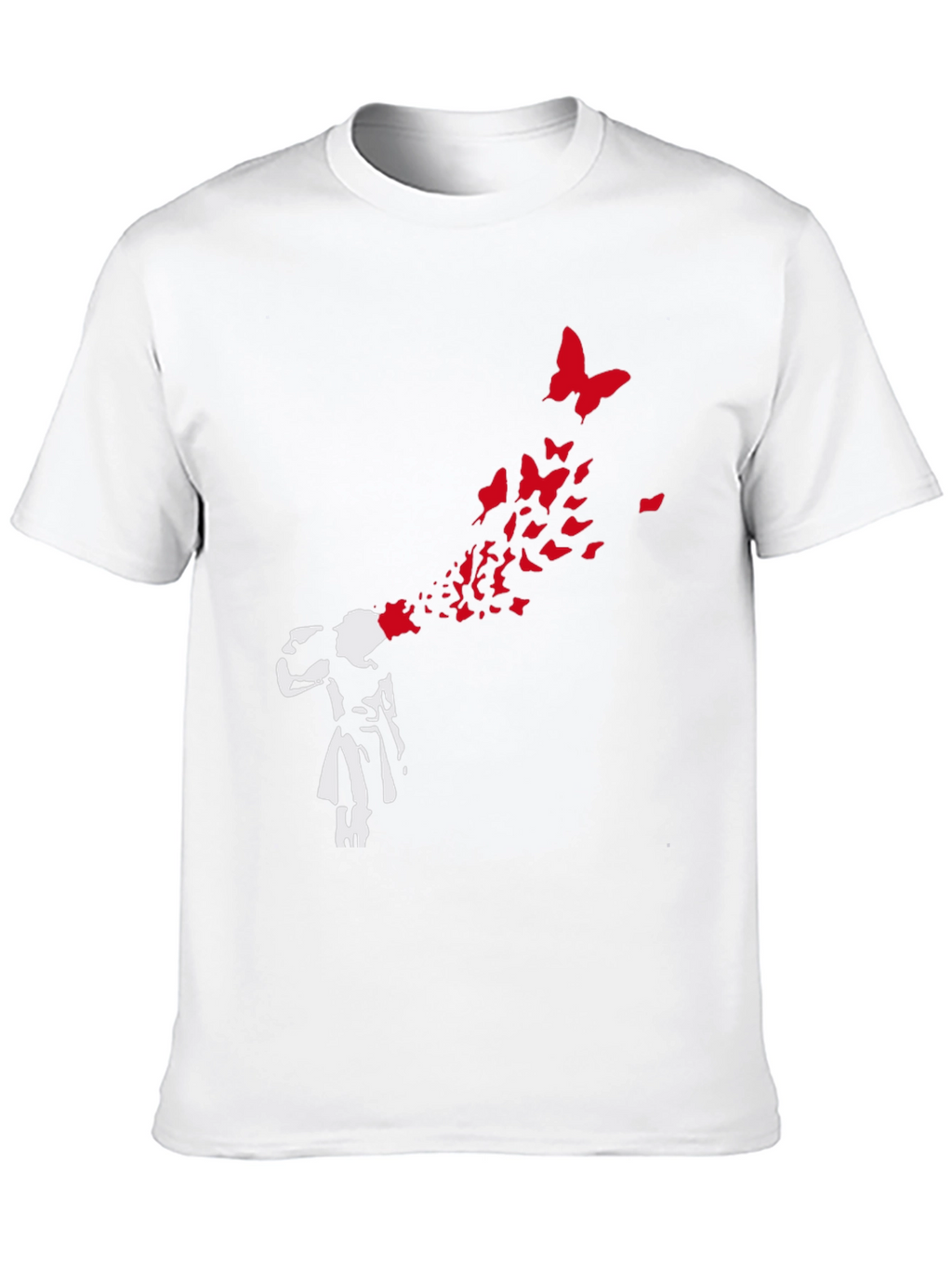 Banksy Butterfly Girl T-Shirt
