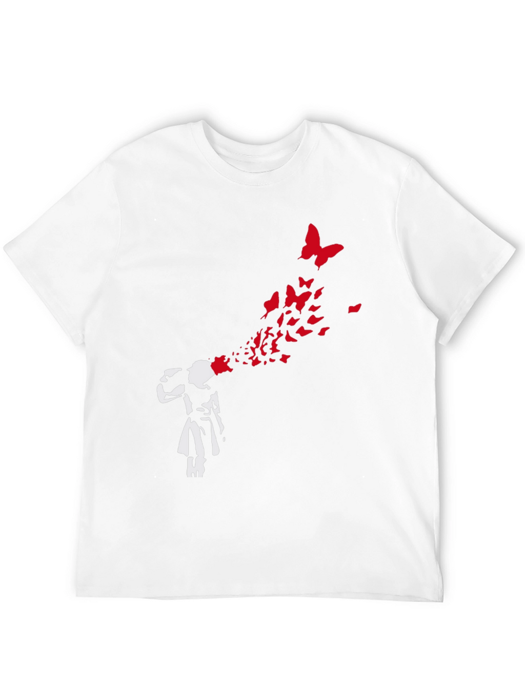 Banksy Butterfly Girl T-Shirt