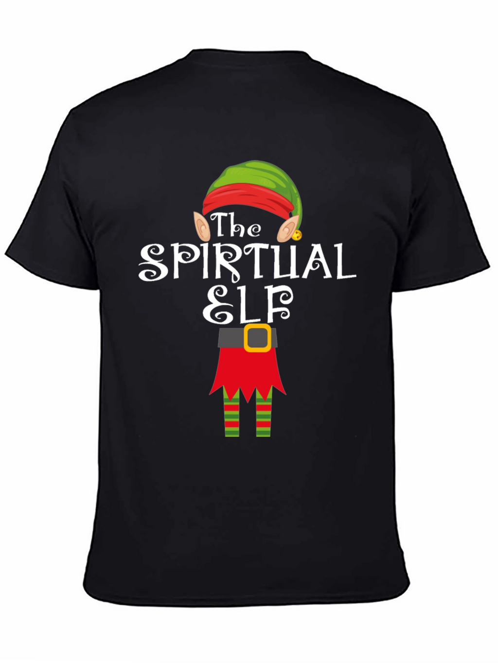 Spiritual Elf Graphic Tee - Christmas Holiday Shirt
