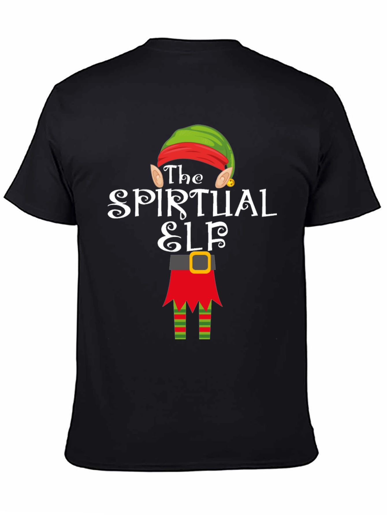 Spiritual Elf Graphic Tee - Christmas Holiday Shirt