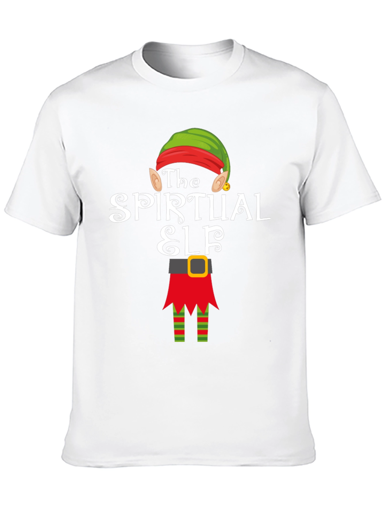 Spiritual Elf Graphic Tee - Christmas Holiday Shirt