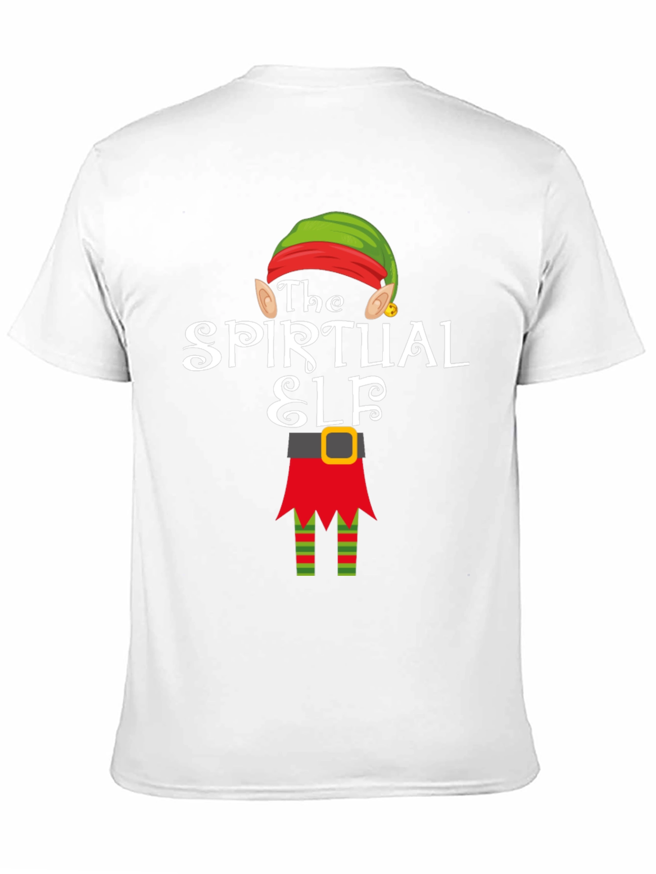 Spiritual Elf Graphic Tee - Christmas Holiday Shirt