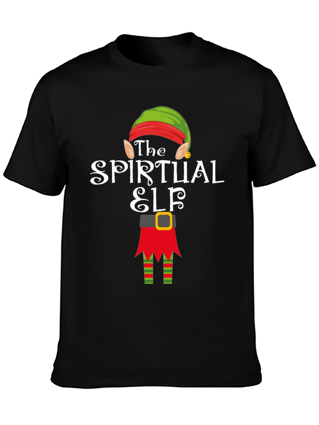 Spiritual Elf Graphic Tee - Christmas Holiday Shirt