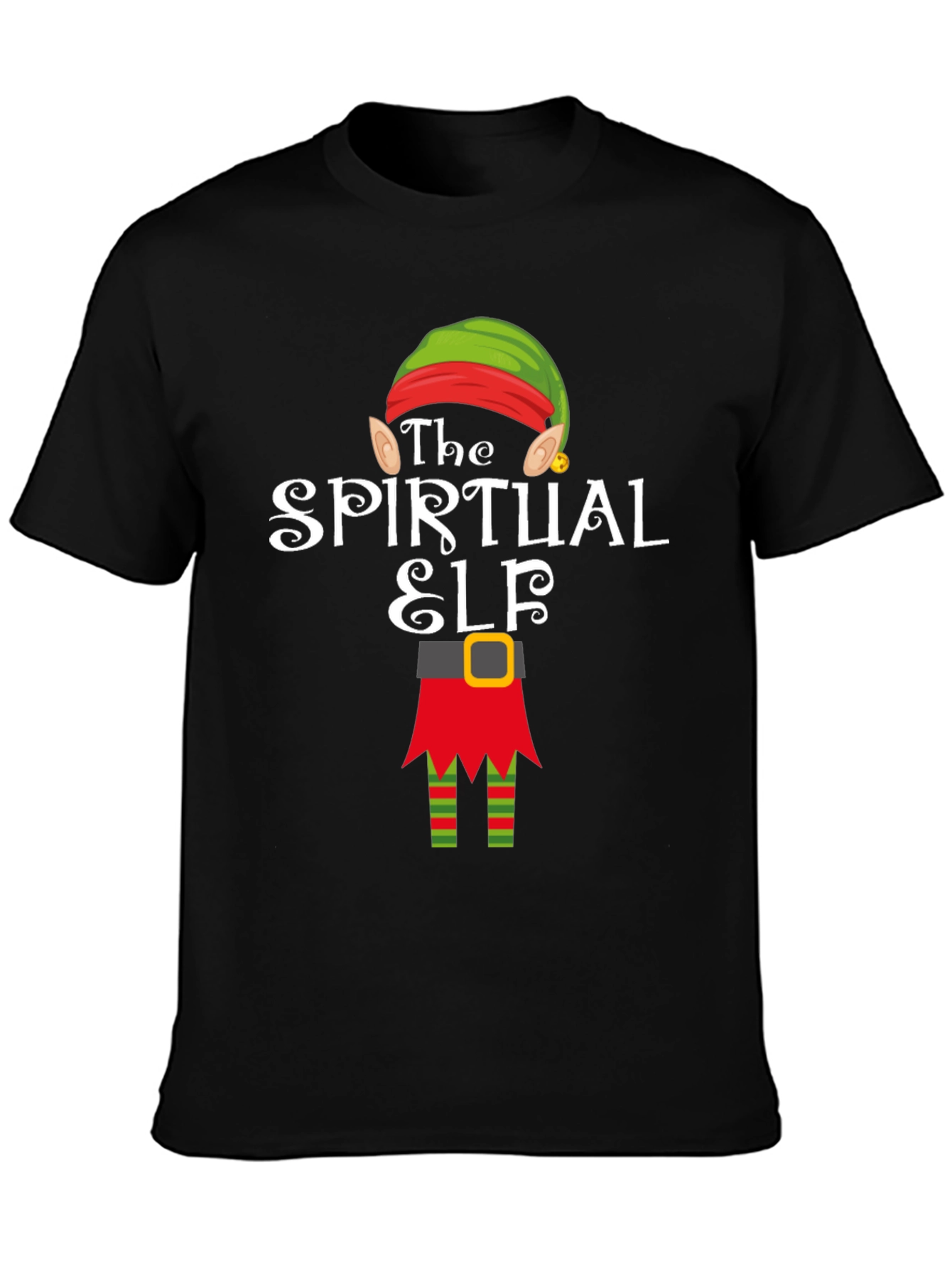 Spiritual Elf Graphic Tee - Christmas Holiday Shirt