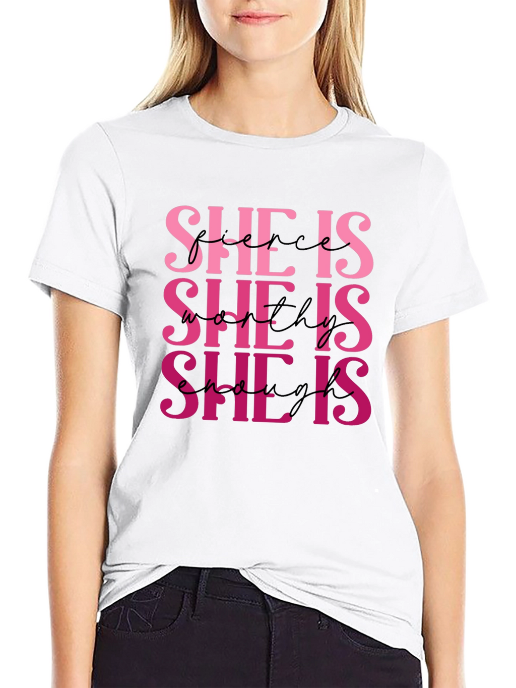 She Is Fierce Worthy Enough T-Shirt