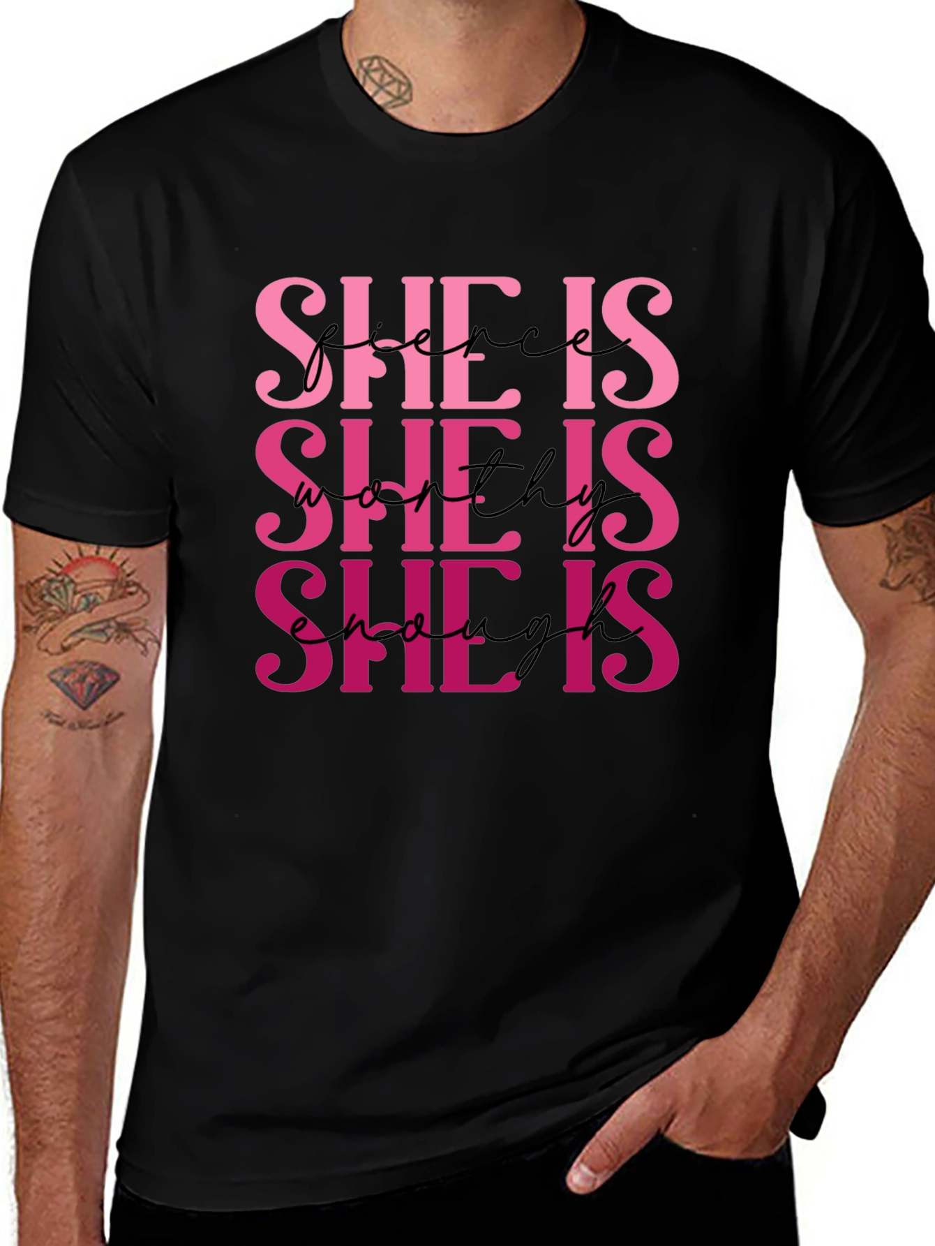 She Is Fierce Worthy Enough T-Shirt