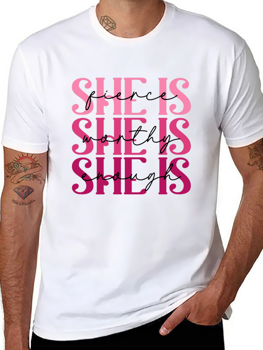 She Is Fierce Worthy Enough T-Shirt