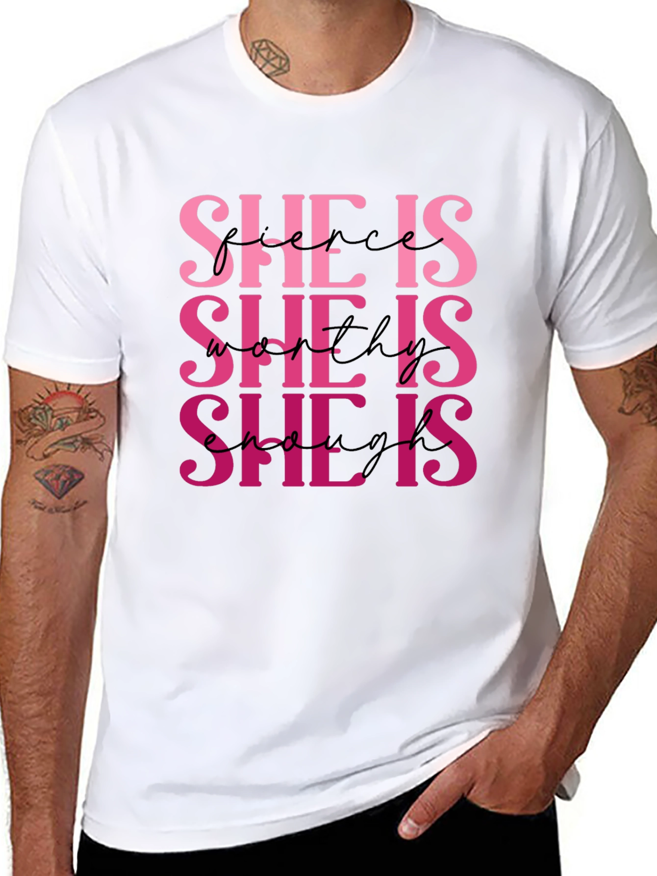 She Is Fierce Worthy Enough T-Shirt