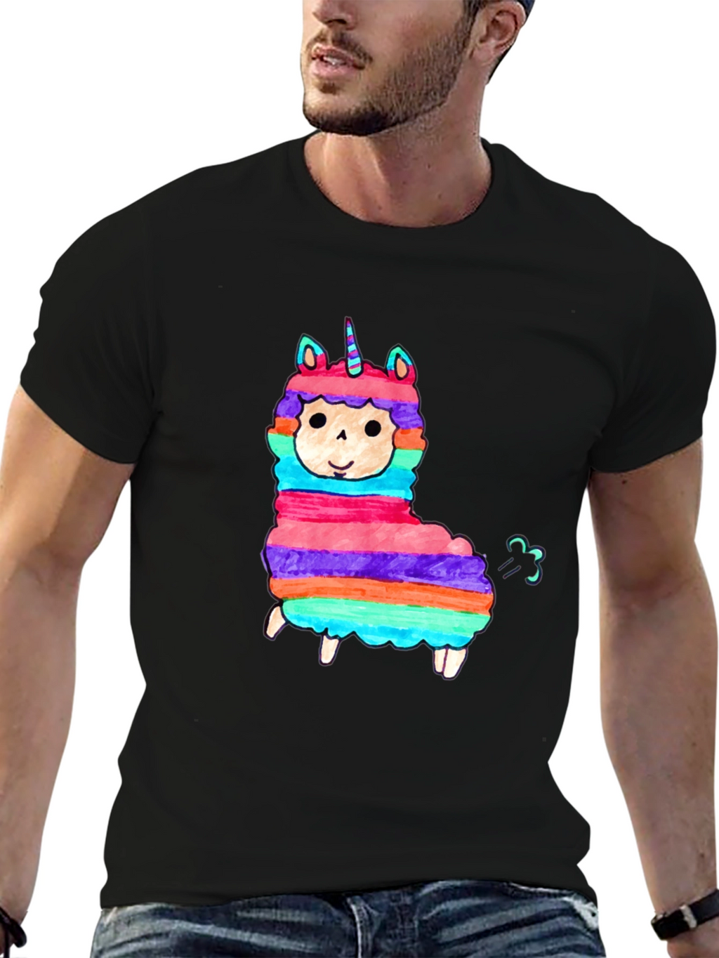 Llama Unicorn Funny T-Shirt