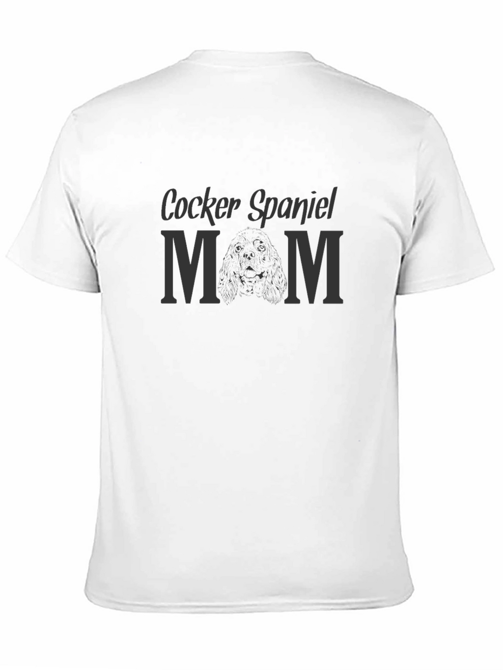 Cocker Spaniel Mom T-Shirt - Black Dog Lover Tee