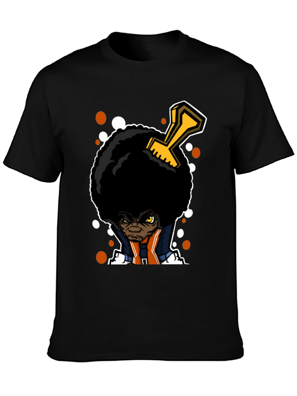 Afro Comb Graphic T-Shirt