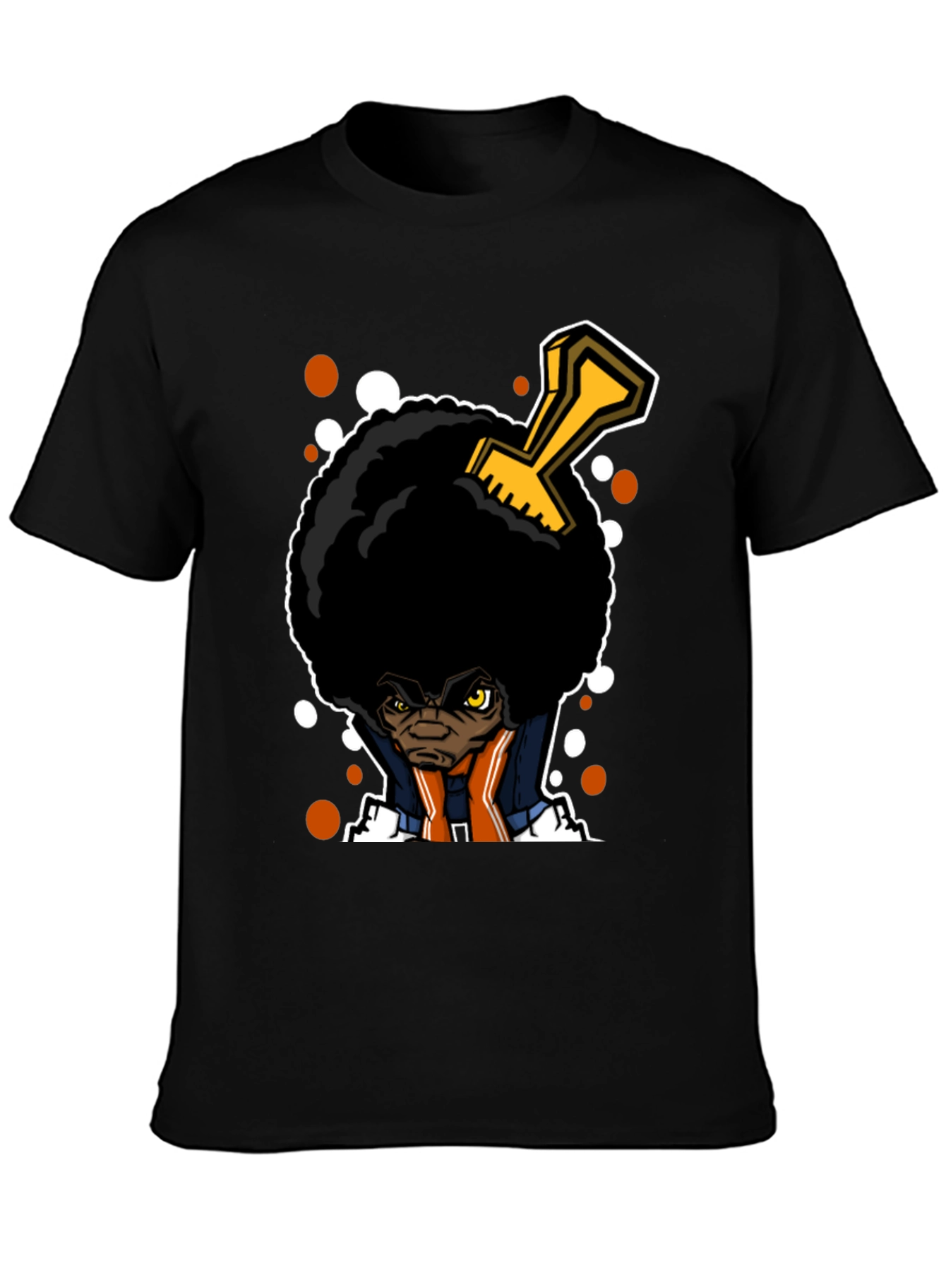 Afro Comb Graphic T-Shirt