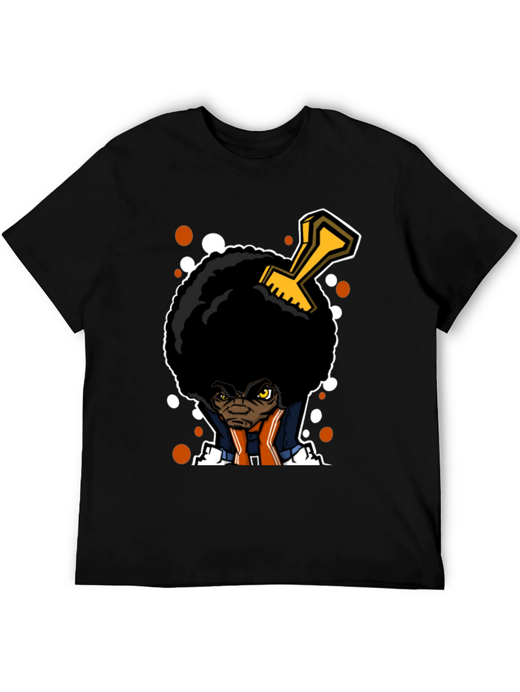 Afro Comb Graphic T-Shirt