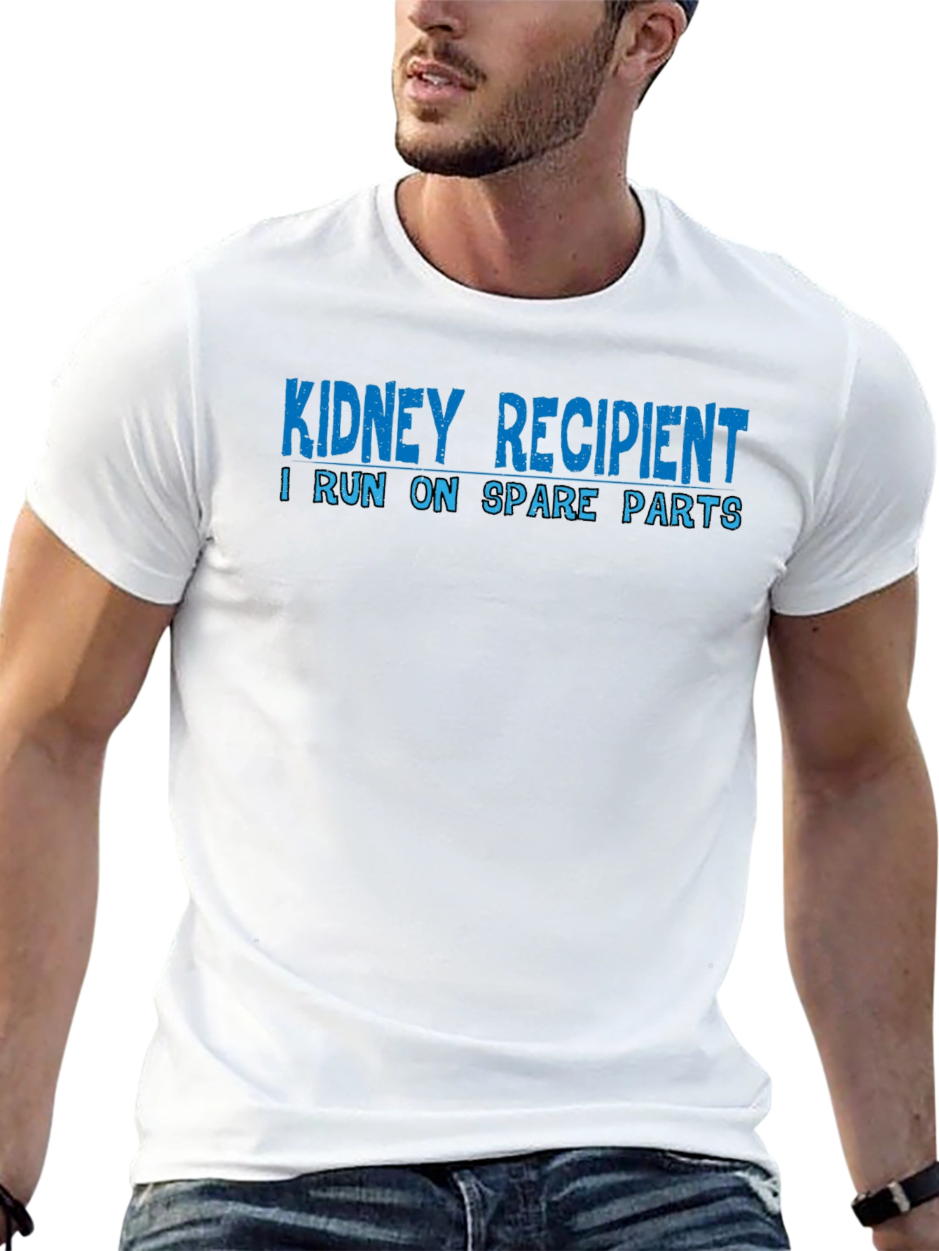 Kidney Recipient T-Shirt - Spare Parts Design