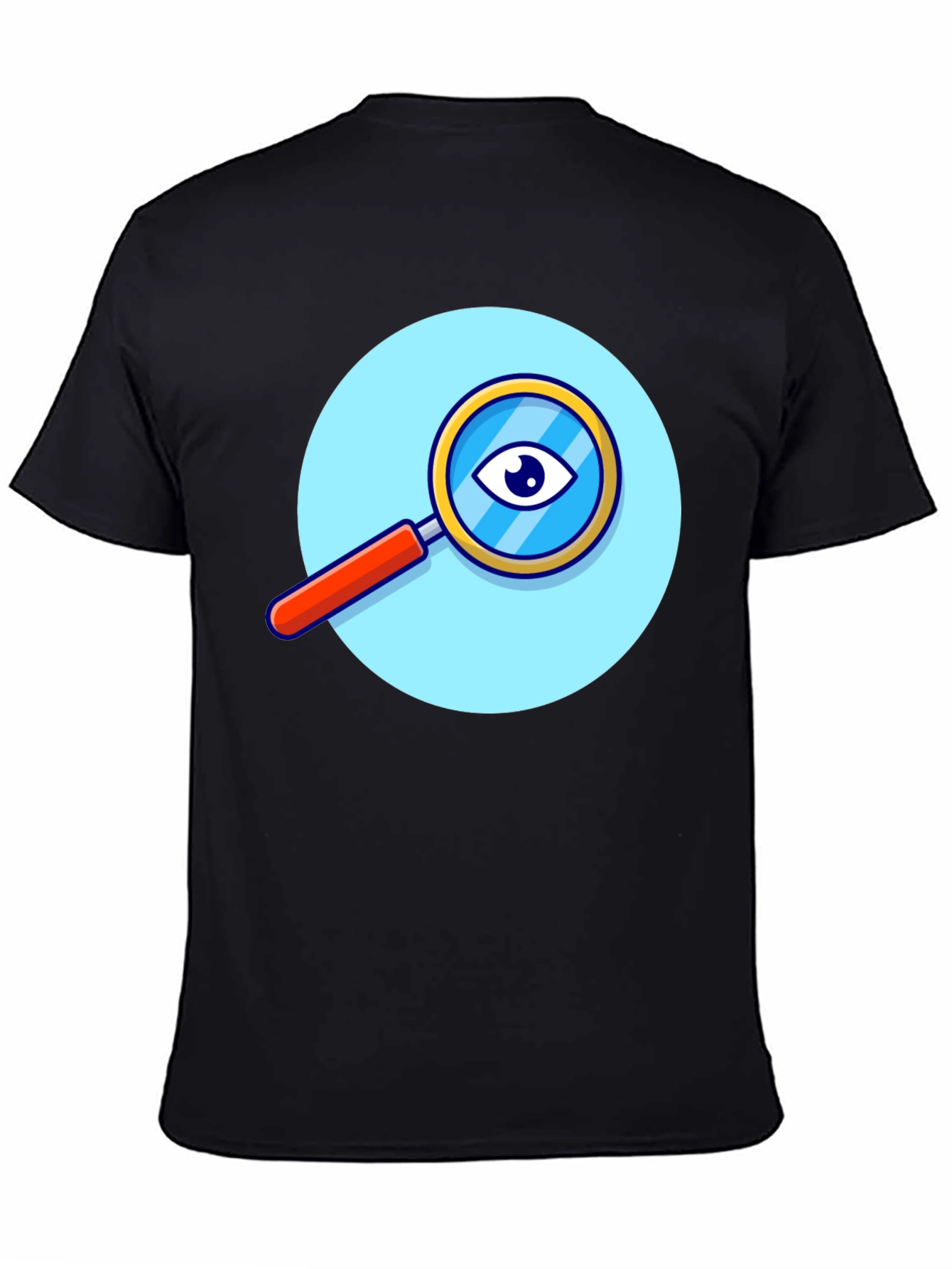 Eye See You Graphic Tee - Black Cotton Comfort