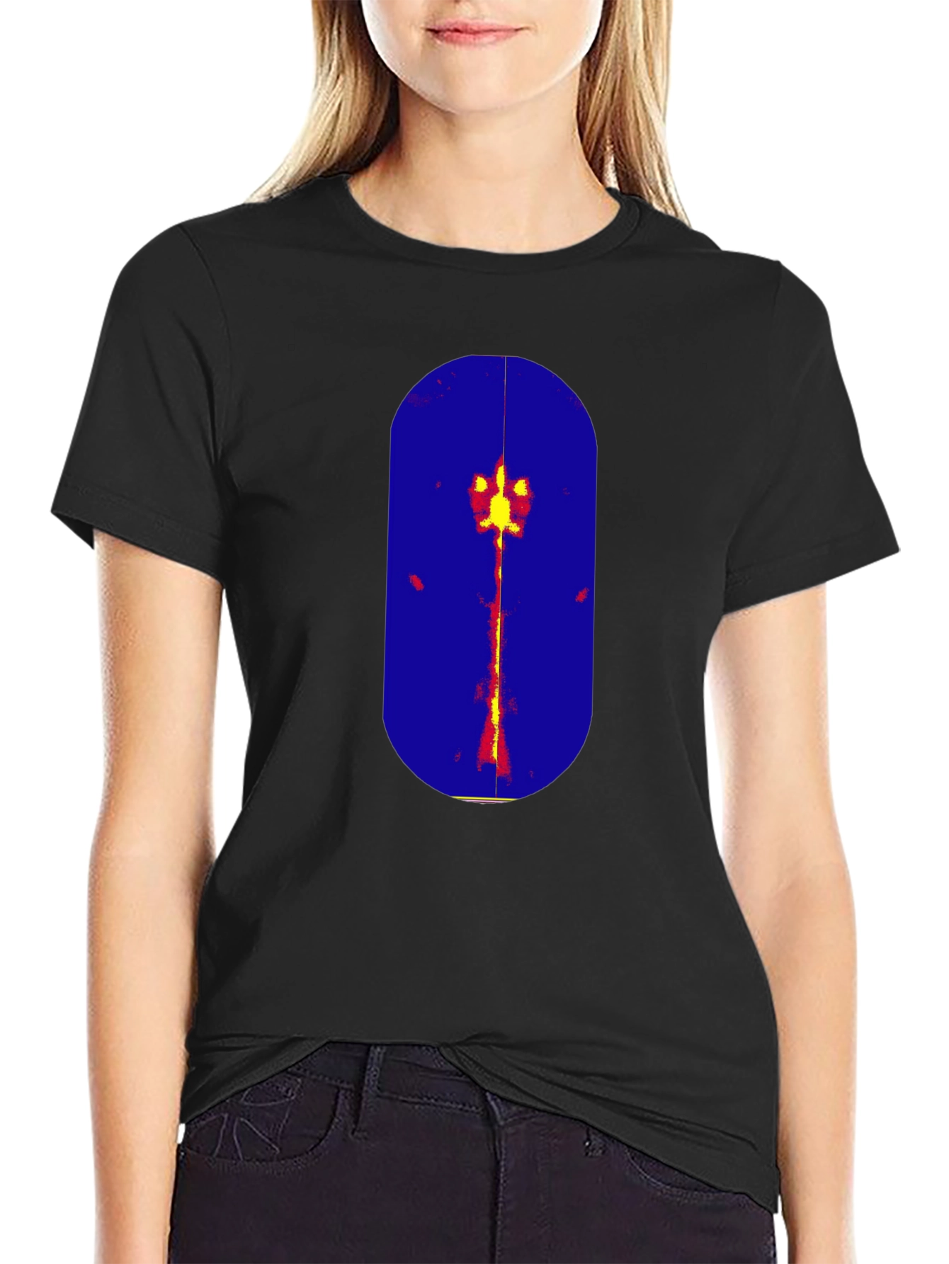 Modern Art Black T-Shirt - Bold Graphic Tee