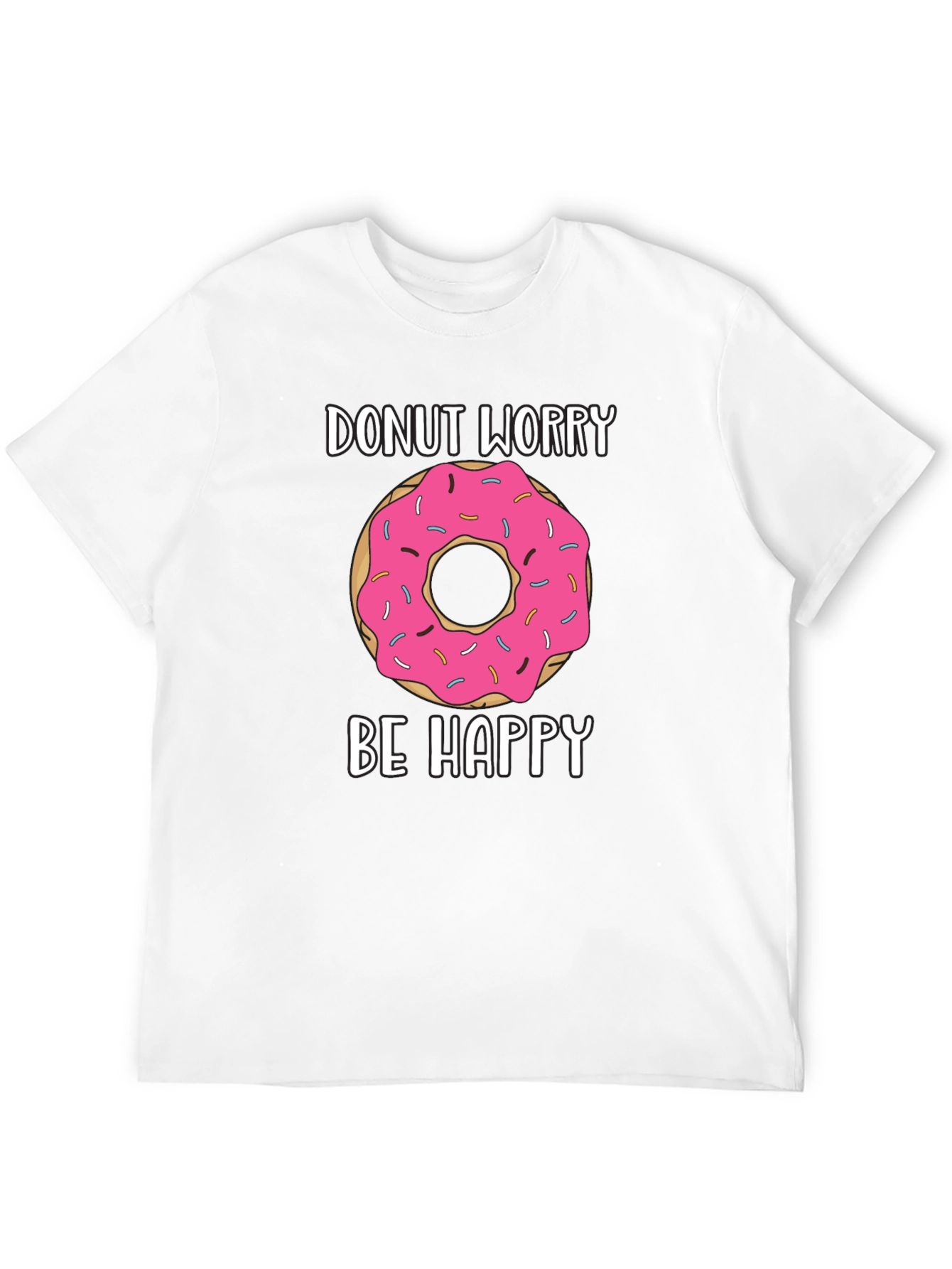Donut Worry Be Happy Graphic Tee