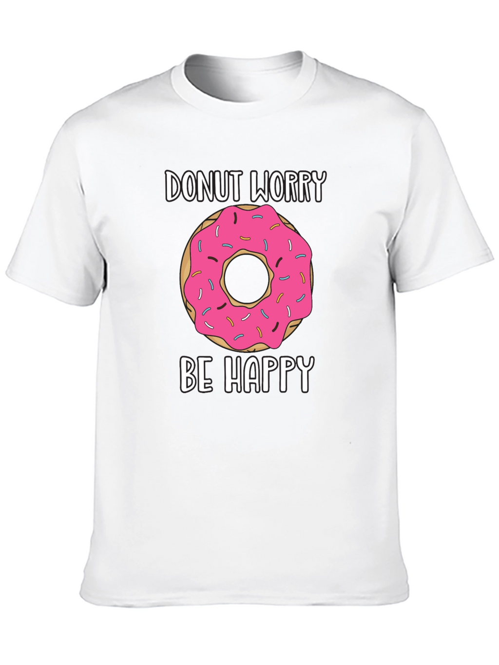 Donut Worry Be Happy Graphic Tee