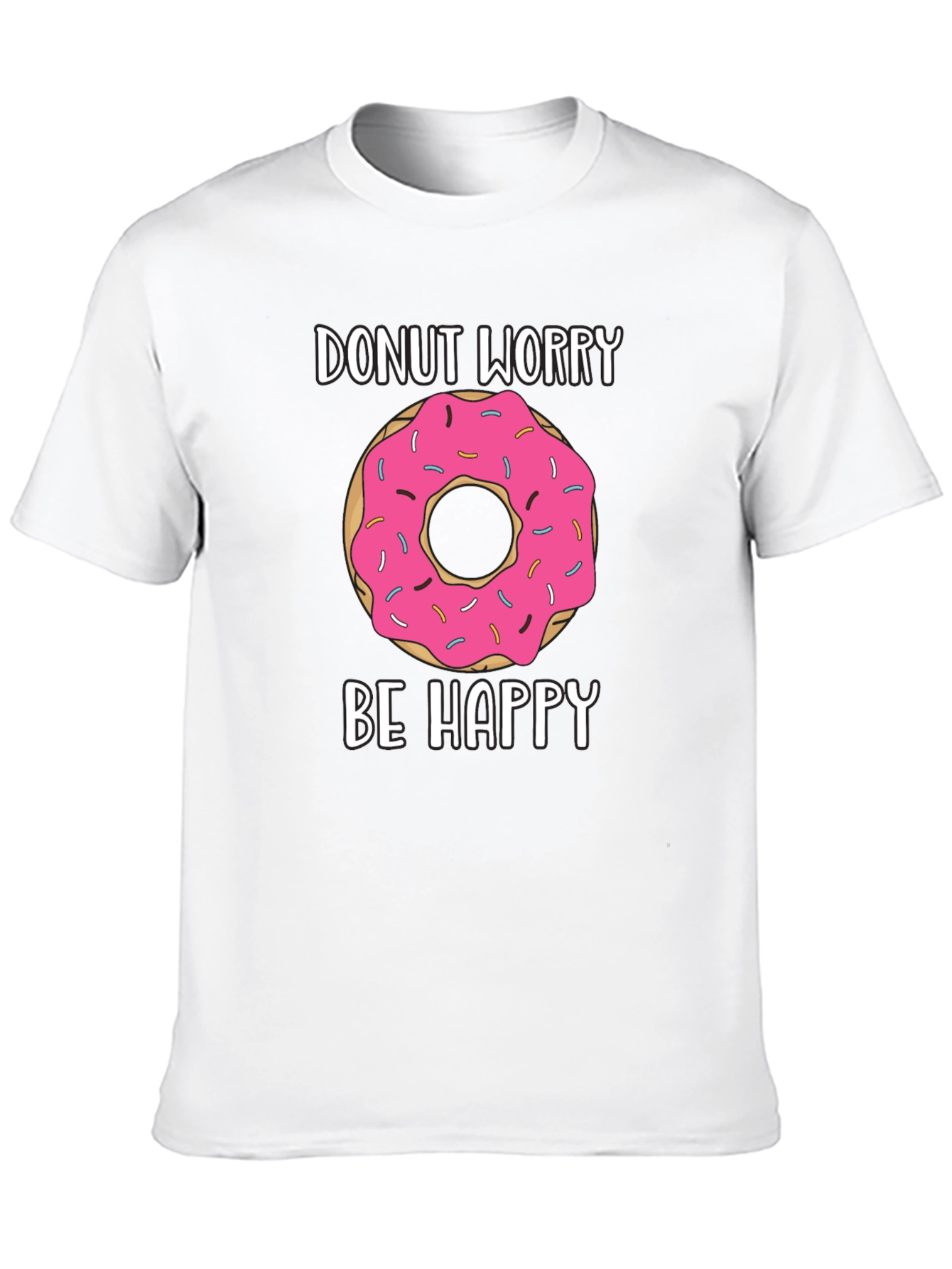 Donut Worry Be Happy Graphic Tee