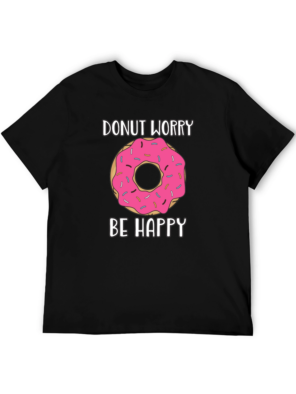 Donut Worry Be Happy Graphic Tee