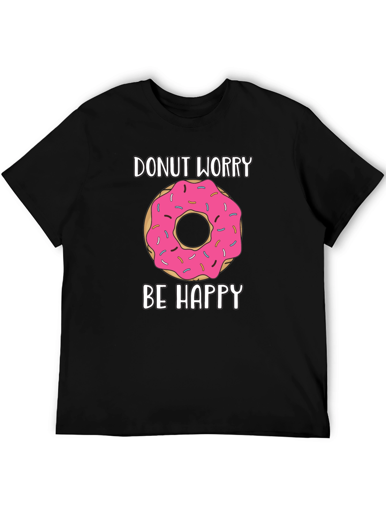 Donut Worry Be Happy Graphic Tee