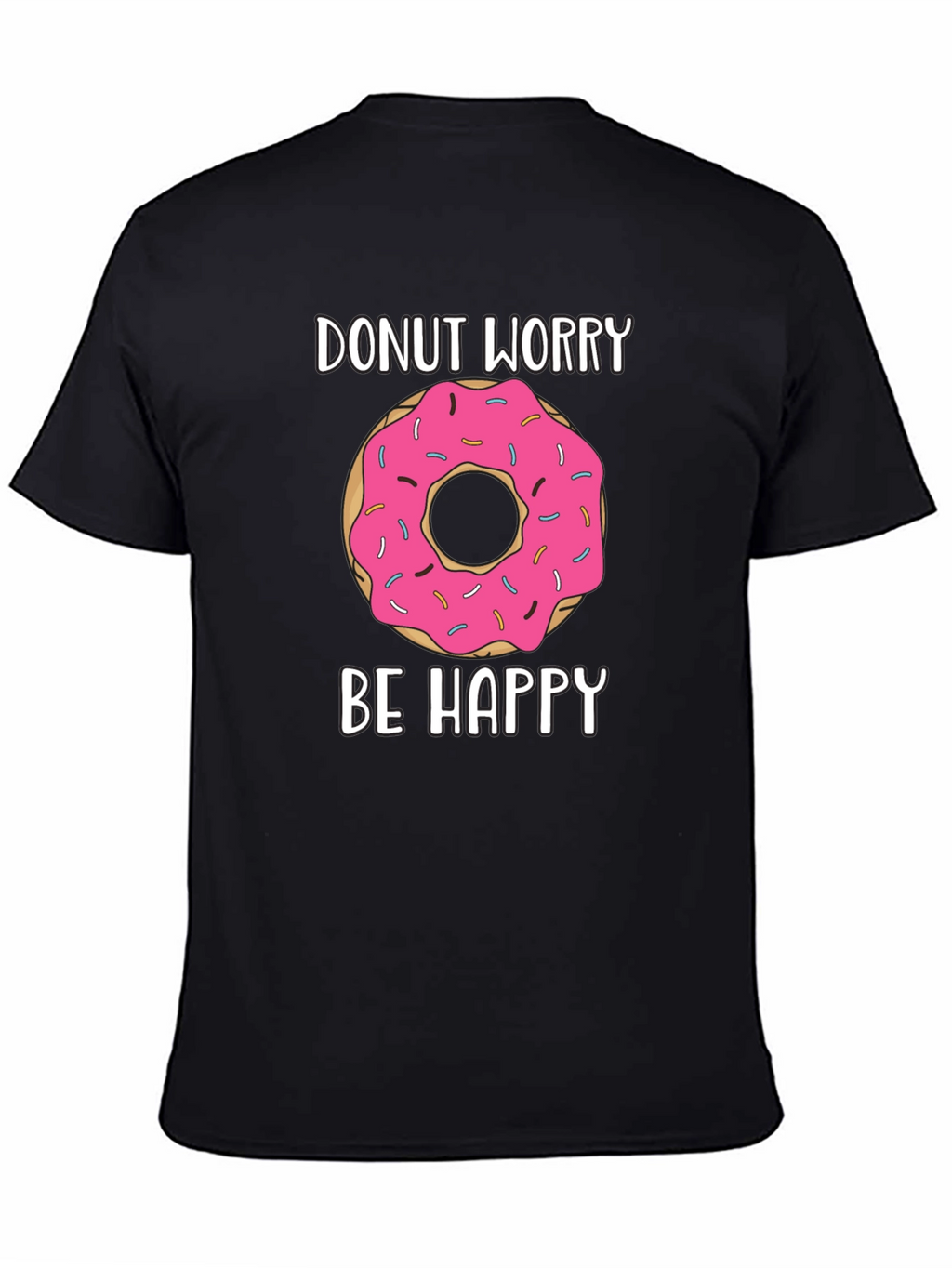 Donut Worry Be Happy Graphic Tee