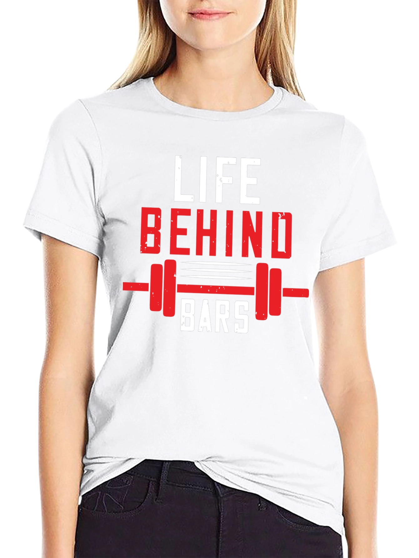 Life Behind Bars Graphic Tee - Black