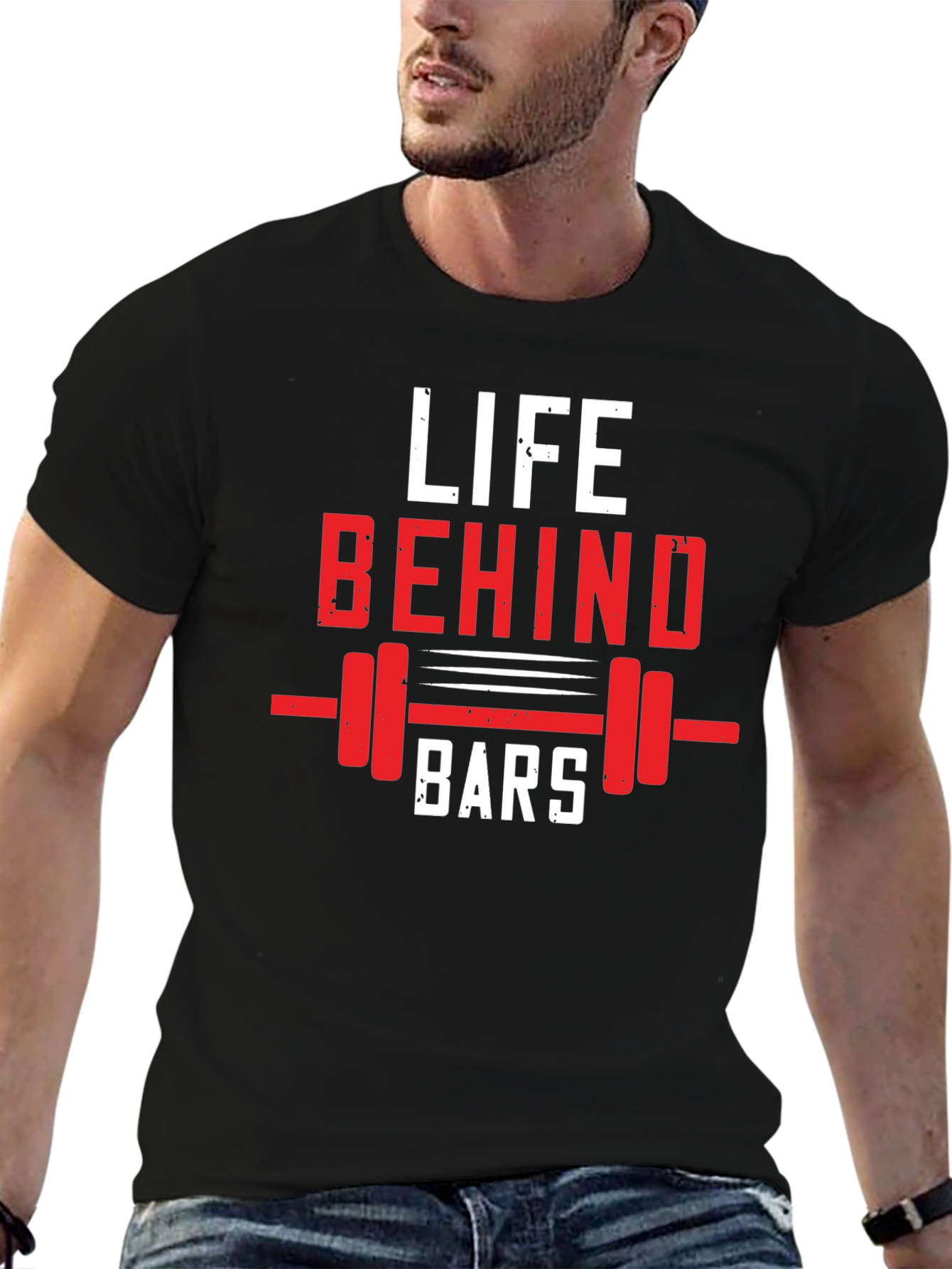 Life Behind Bars Graphic Tee - Black