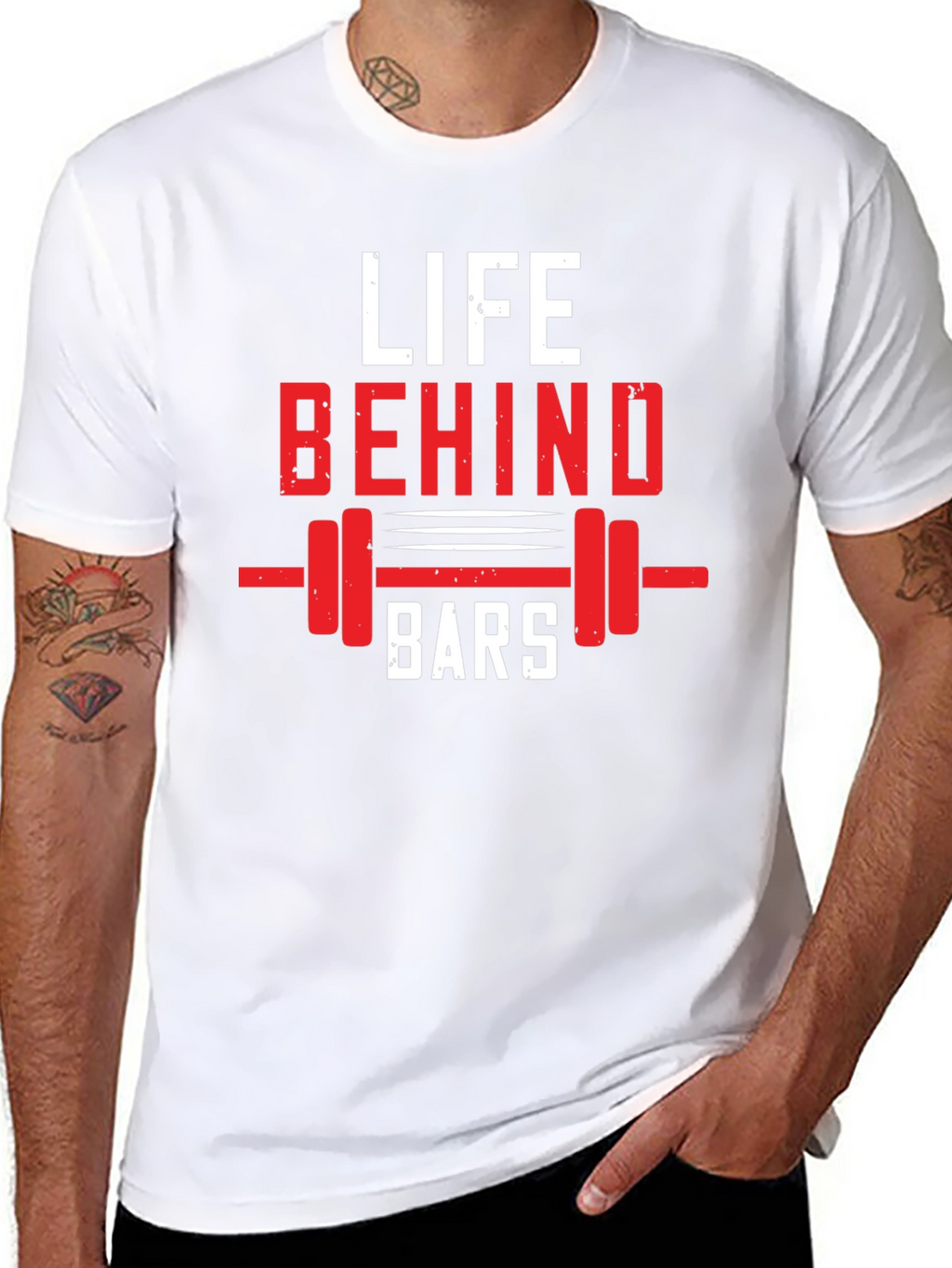 Life Behind Bars Graphic Tee - Black