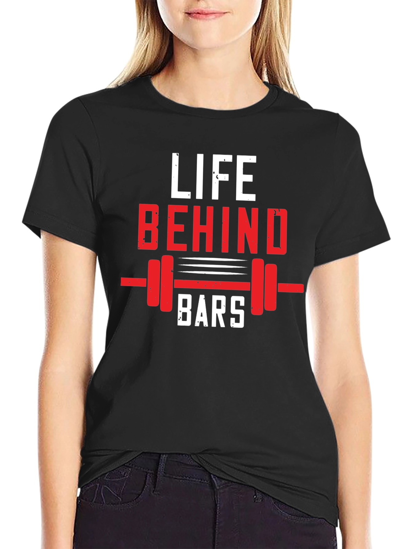 Life Behind Bars Graphic Tee - Black