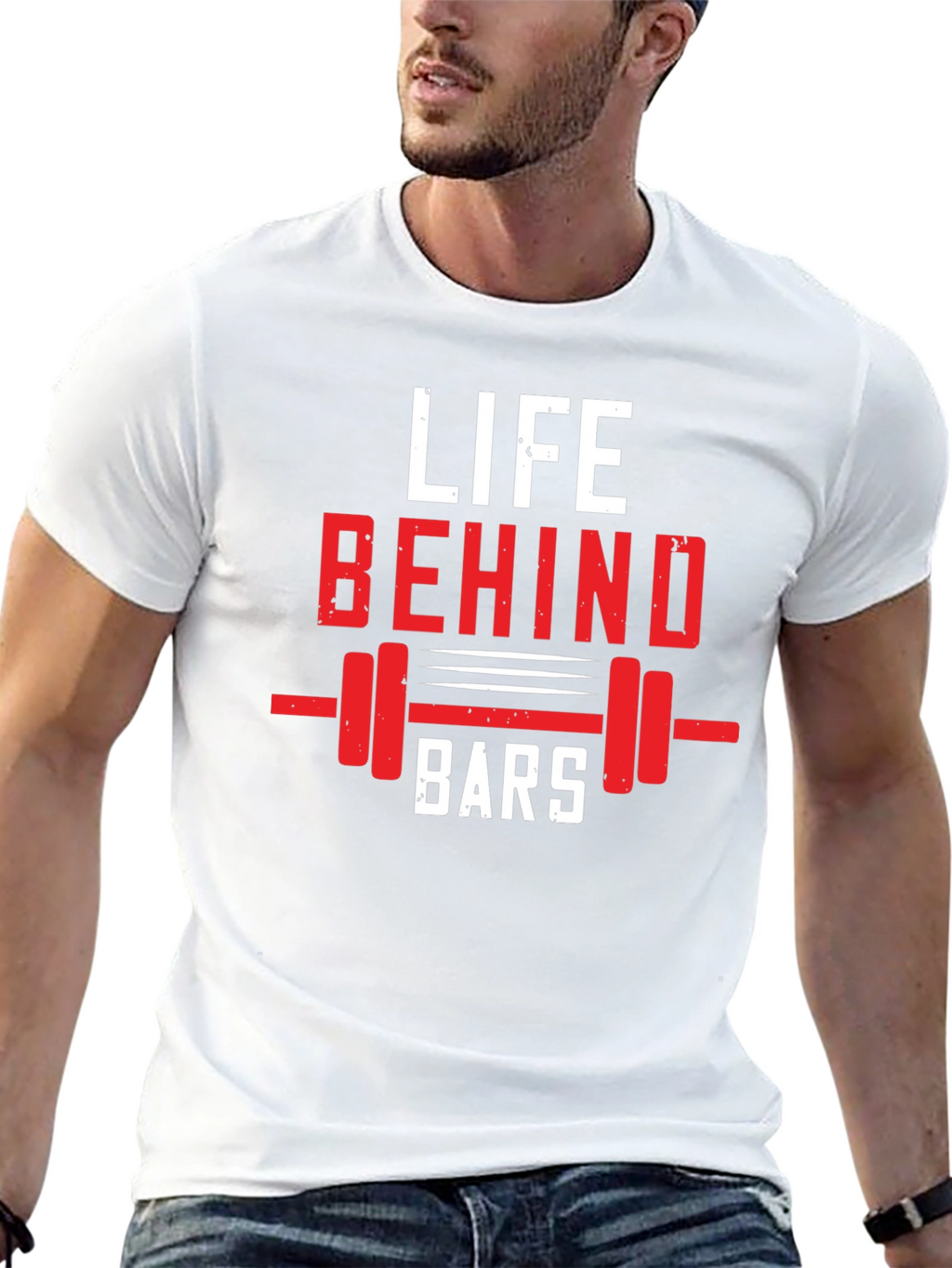 Life Behind Bars Graphic Tee - Black