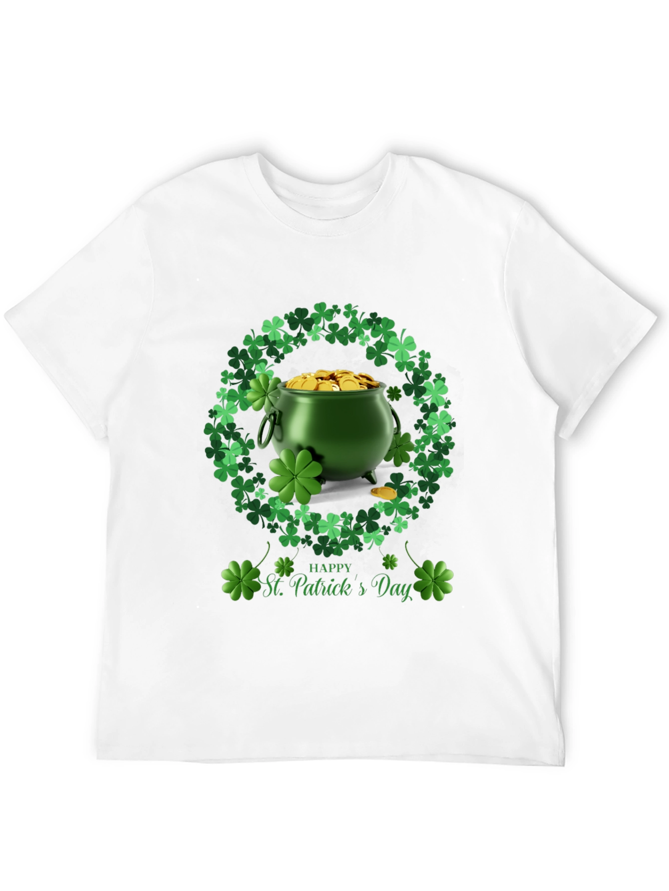 St. Patricks Day T-Shirt - Lucky Clover Design