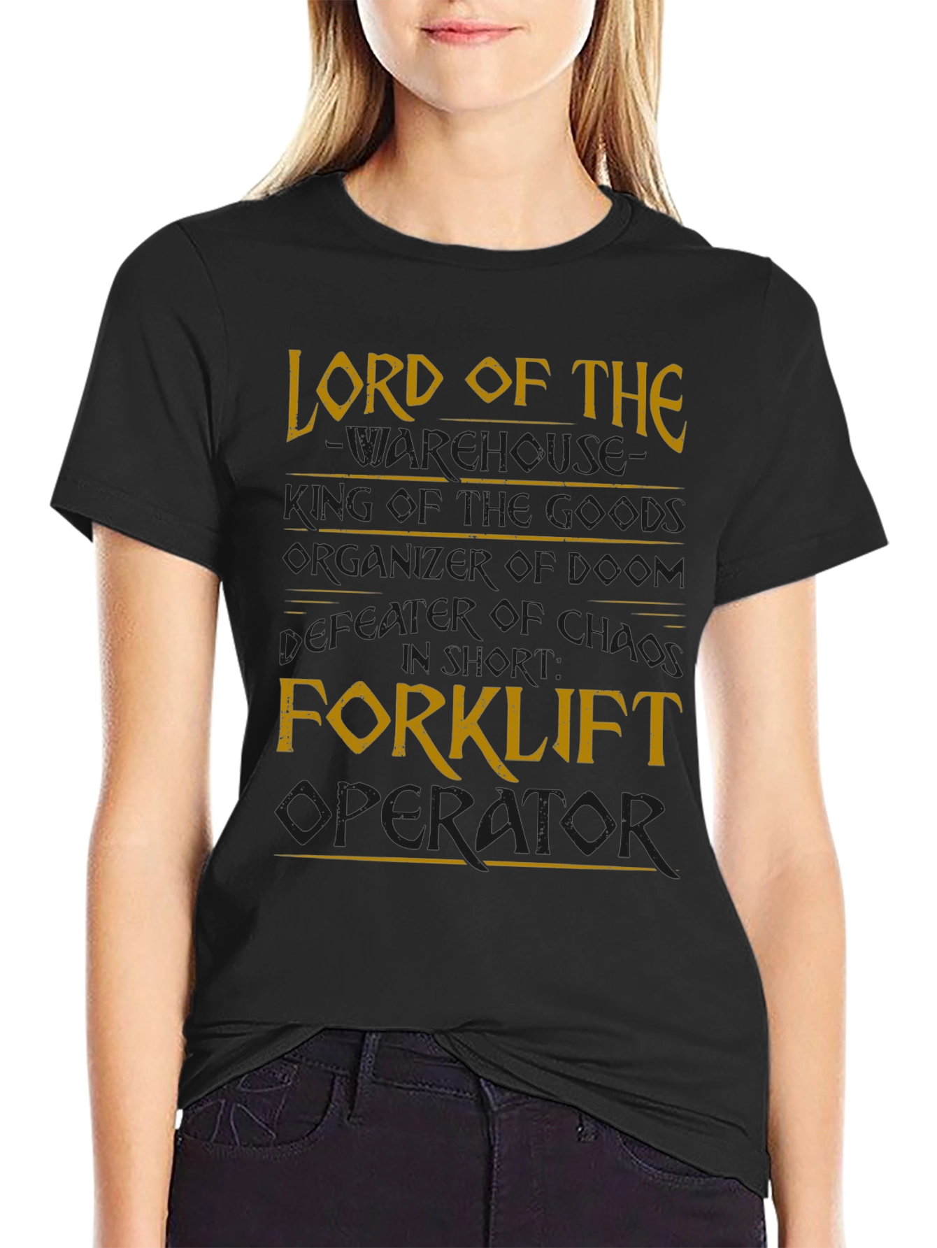 Lord of The Forklift Operator Graphic Tee
