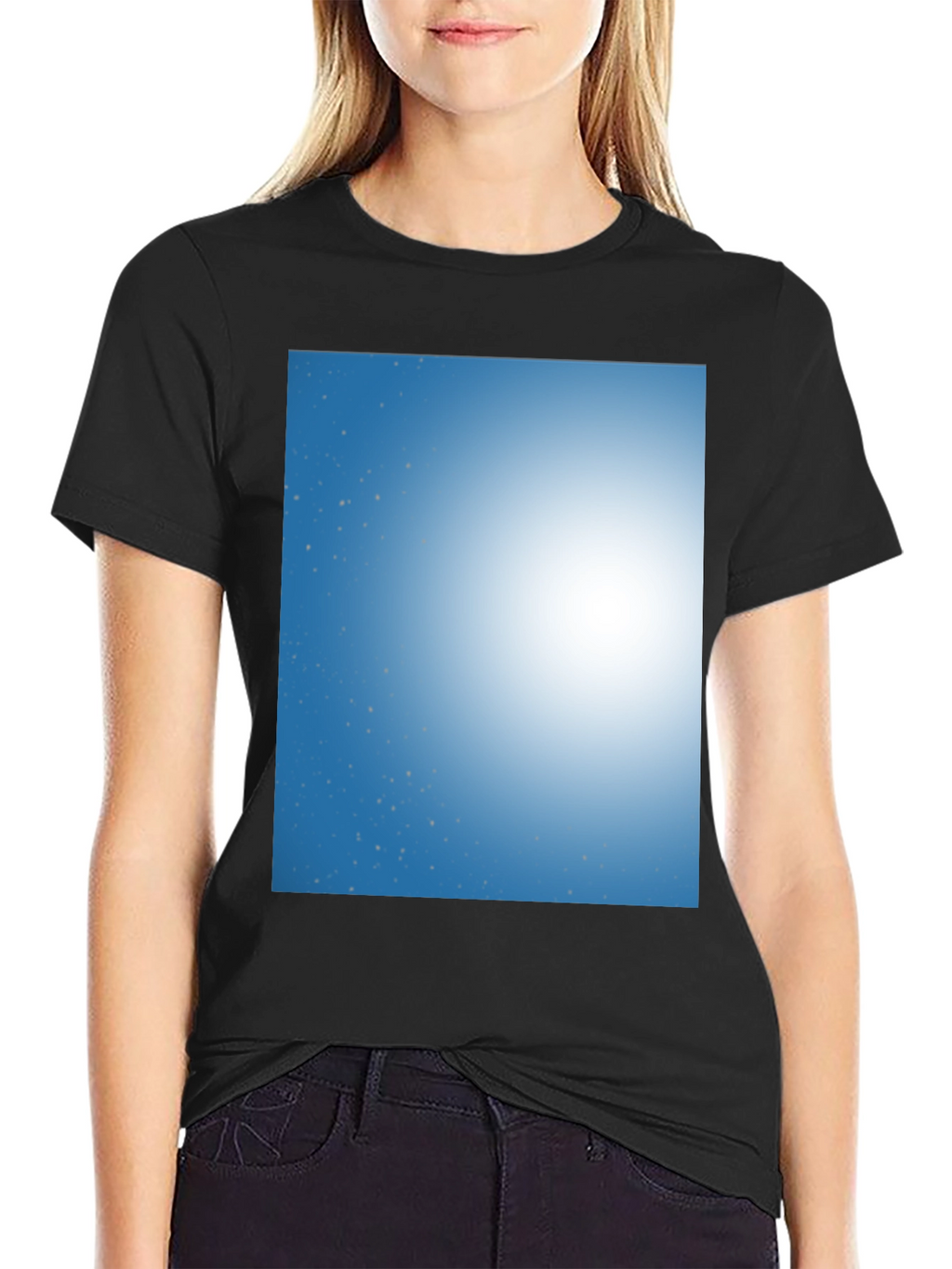 Celestial Dream T-Shirt - Blue Sky & Stars