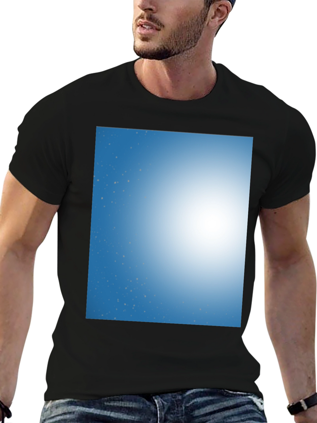 Celestial Dream T-Shirt - Blue Sky & Stars