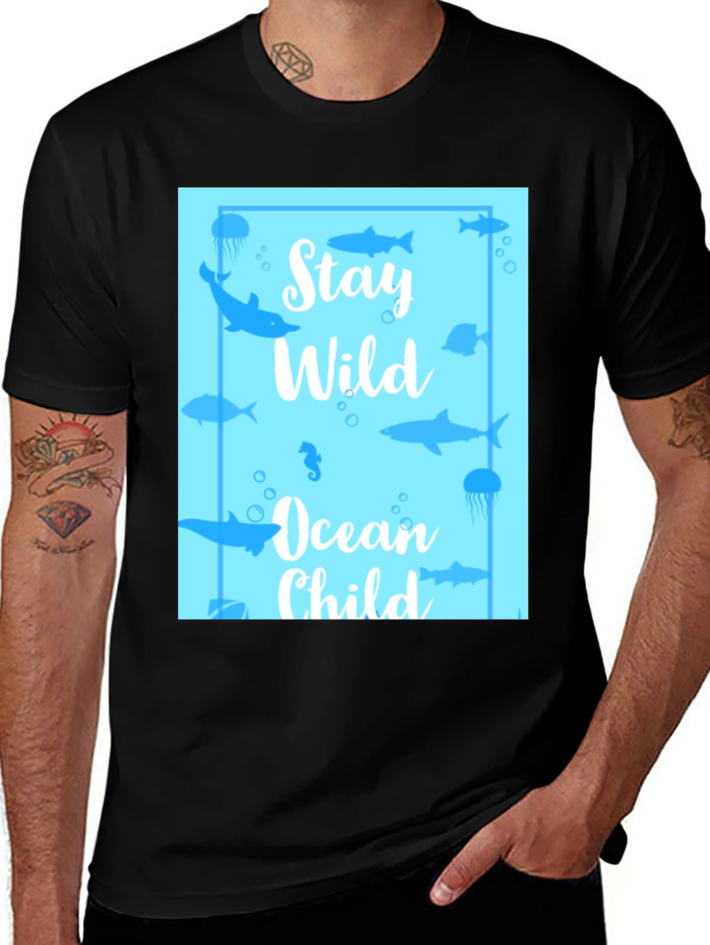 Stay Wild Ocean Child Graphic Tee
