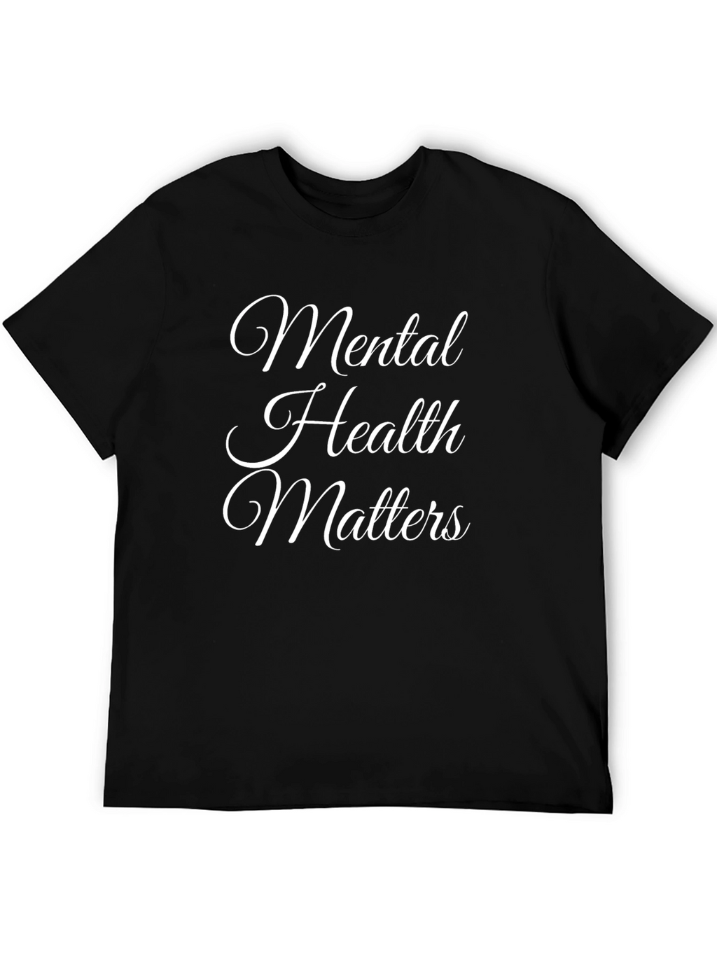 Mental Health Matters Black Graphic Tee