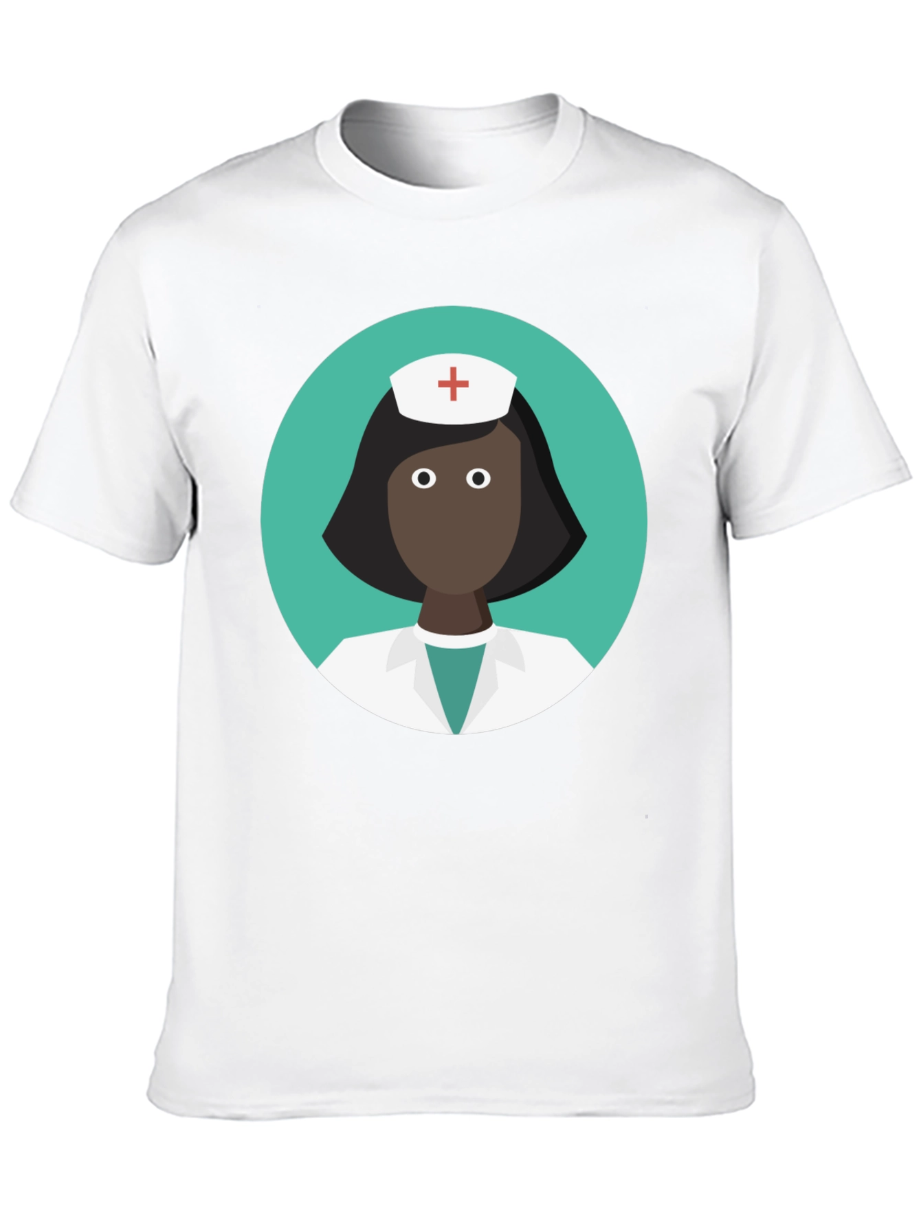 Nurse Graphic Black T-Shirt - Medical Professional Tee