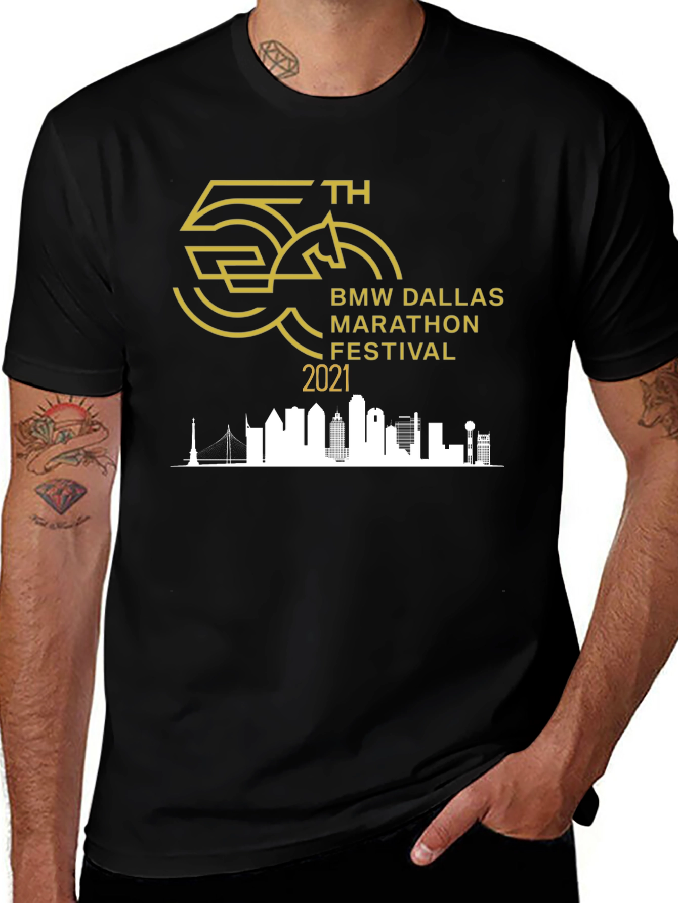 BMW Dallas Marathon 2021 T-Shirt