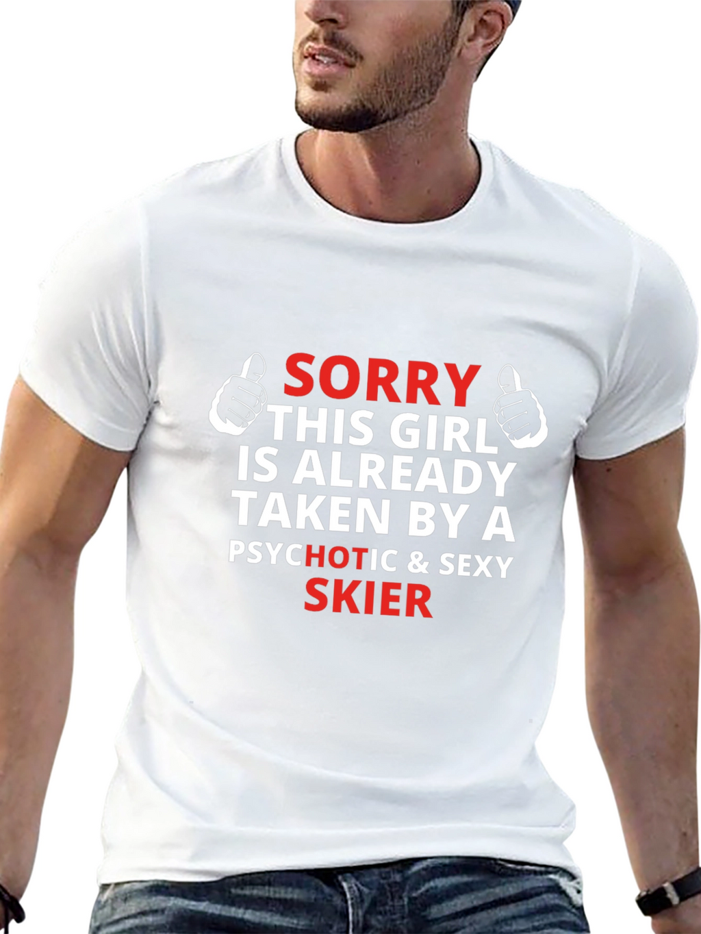 Sorry Taken by Skier T-Shirt