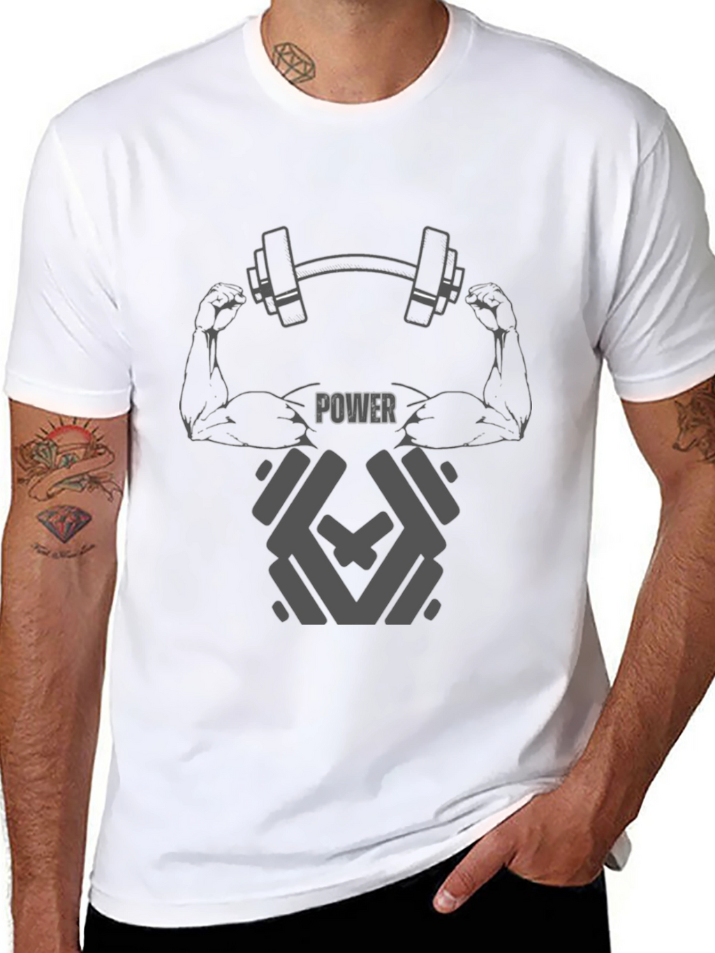 Power Graphic T-Shirt - Gym & Fitness Apparel